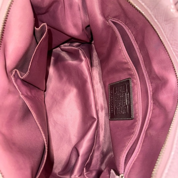 Coach Poppy Y2K Rose Pink Patent Glam Tote Bag 14531 - Picture 12 of 16